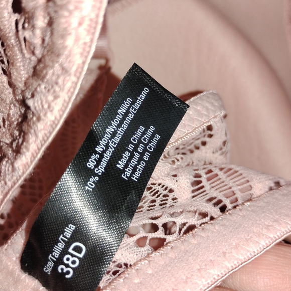 Rene Rofe Lace Bra in Cream - Picture 3 of 3